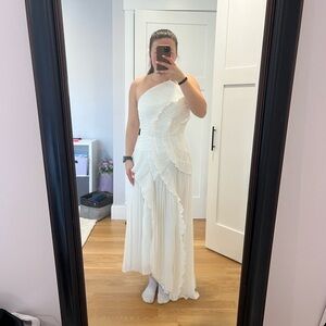 One shoulder maxi dress!